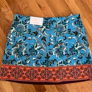 LADY HAGEN Traditional Golf Skort in Scarf Multi Print Size 10 NWT